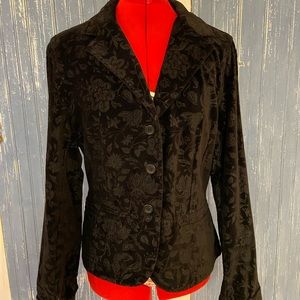 EUC Talbots size 14 black jacket